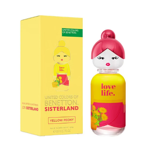 United Colors Of Benetton Sisterland Yellow Peony Feminino Eau de Toilette