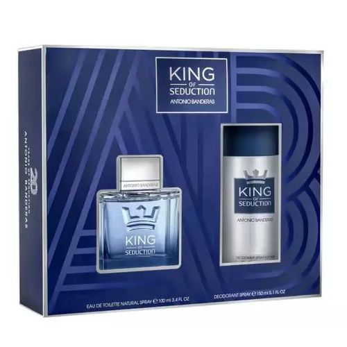 Coffret Antonio Banderas King Of Seduction Masculino Eau de Toilette