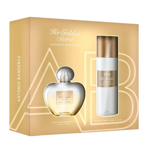 Coffret Antonio Banderas Her Golden Secret Feminino Eau de Toilette