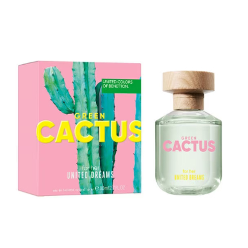 United Colors Of Benetton Green Cactus For Her Feminino Eau de Toilette